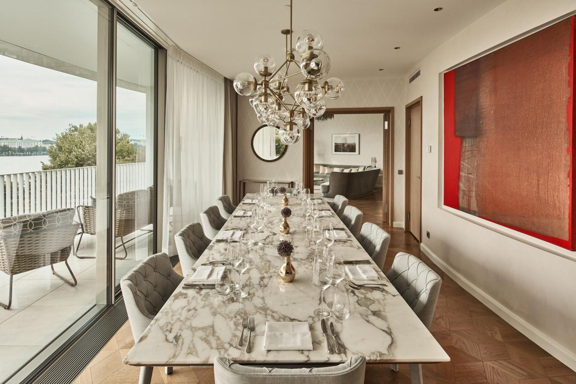 The Fontenay Αμβούργο Εξωτερικό φωτογραφία Dining room